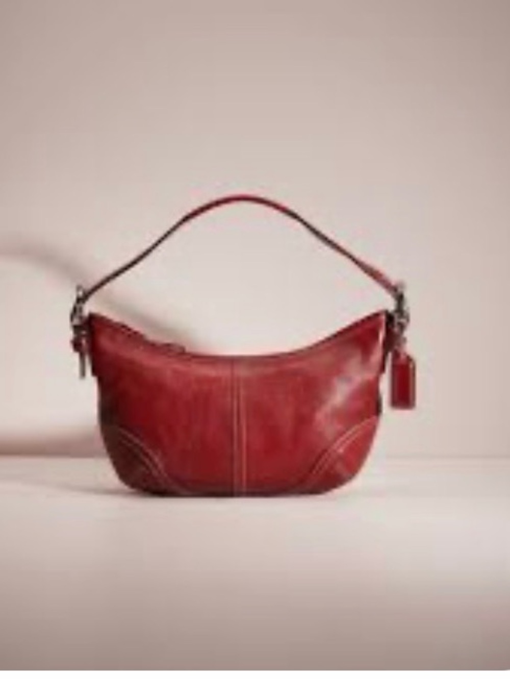 Coach Y2K Leather Red Soho Shoulder Bag 9541 China